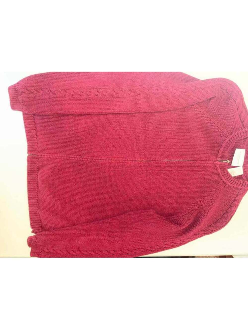 Liz Claiborne Lizsport Zip-Up Sweater Size Medium